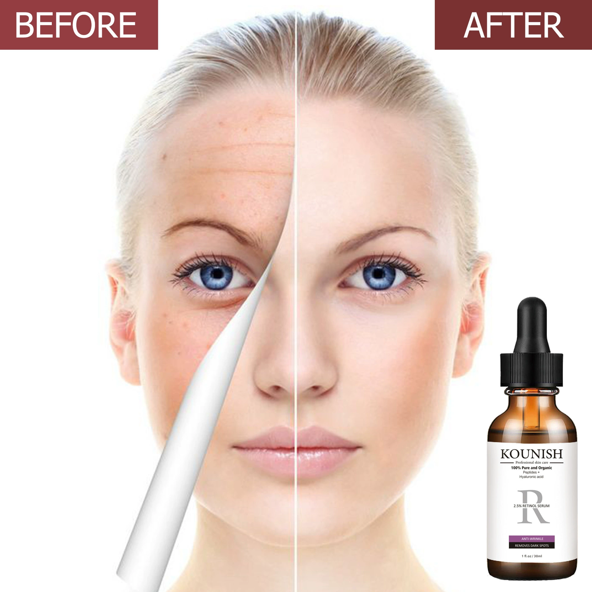Сыворотка с ретинолом Retinol 2.5% "Retinol Facial Serum" 30 мл