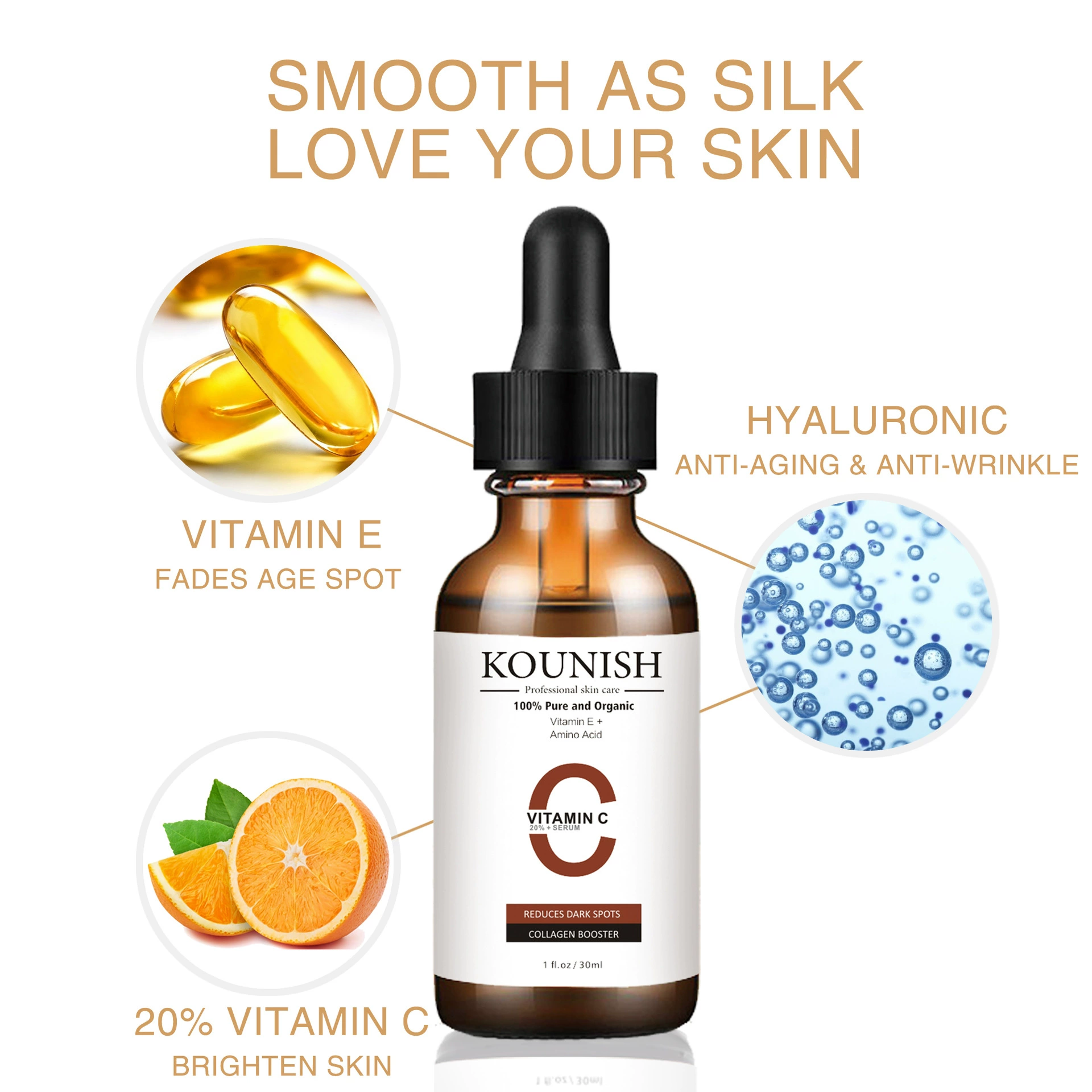 Отбеливающая сыворотка с витамином С "Vitamin C" 30мл