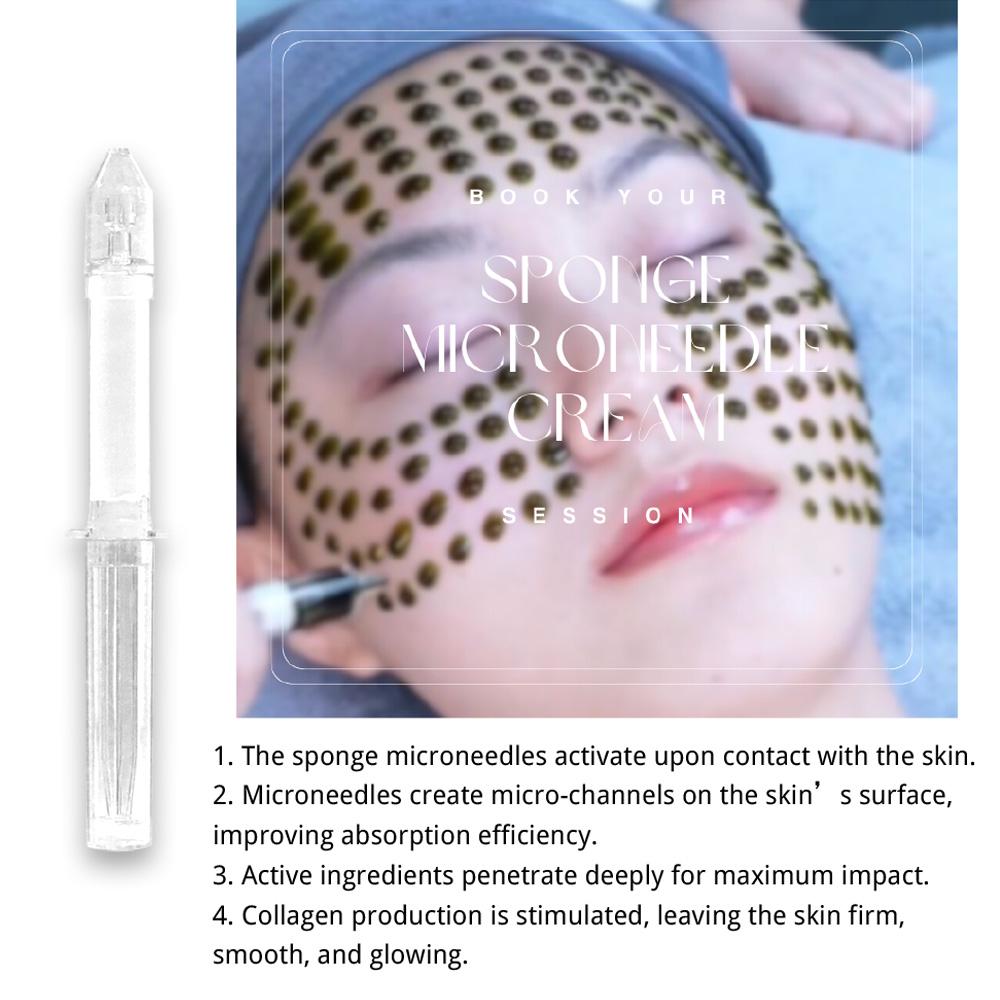 Набор SPONGE CREAM гель со спикулами Pro-Xylane + сыворотка 24К золото 5гр/10мл