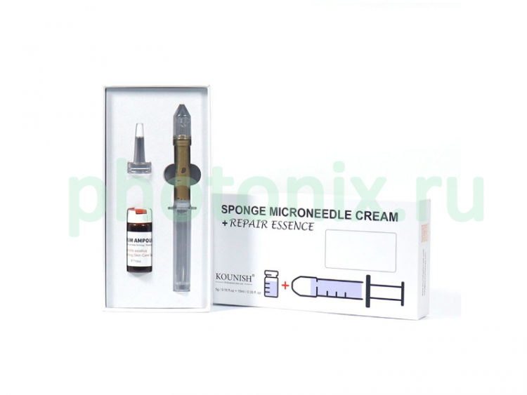 Набор SPONGE CREAM гель со спикулами Nicotinamide + сыворотка 5гр/10мл Набор SPONGE CREAM гель со спикулами Nicotinamide + сыворотка 5гр/10мл